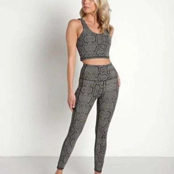 Varley Let's Go Pocket 25" Legging Snake Print Size S - Picture 2 of 8